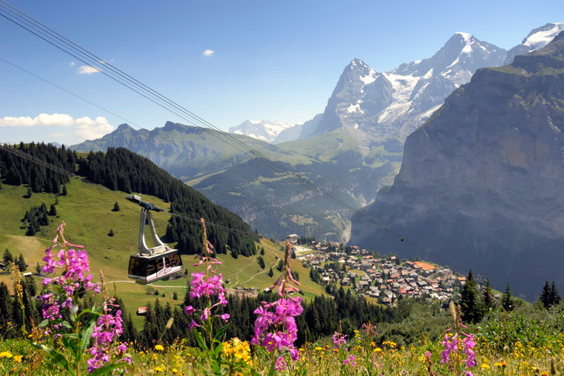 Wanderurlaub in Mürren im Berner Oberland