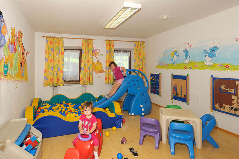 Kinderspielzimmer im Familienhotel Stoll im Pustertal