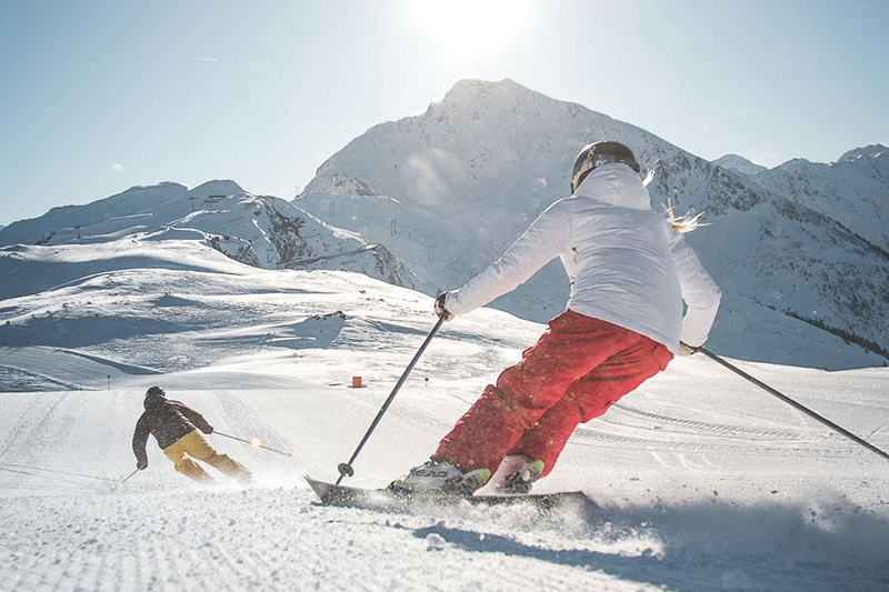 Ski-Spass in Südtirol