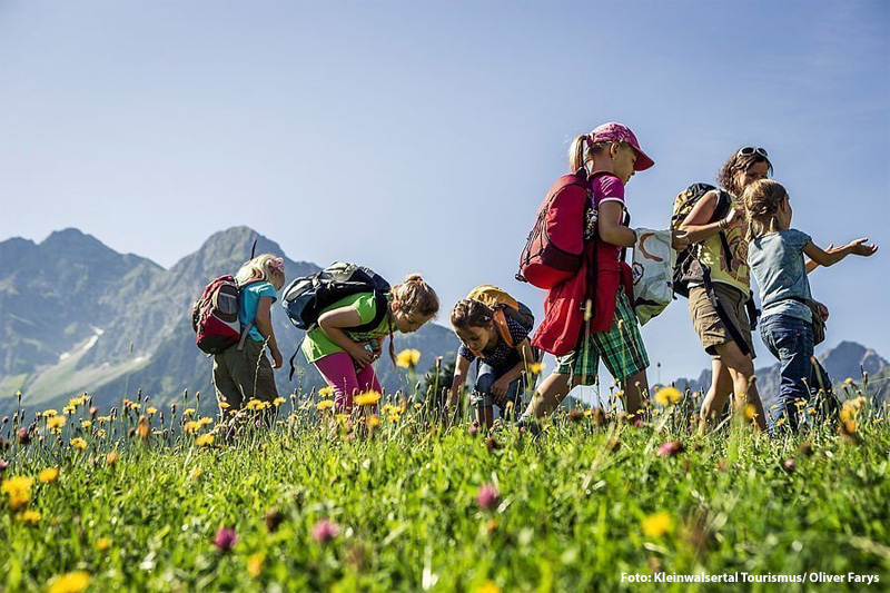 Familienfreundliche Themenwanderungen im Kleinwalsertal