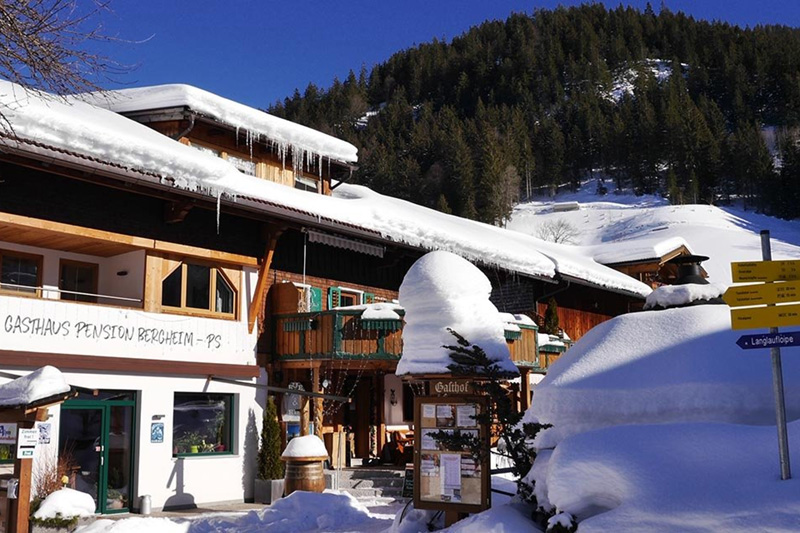 Winterurlaub in der Pension Bergheim