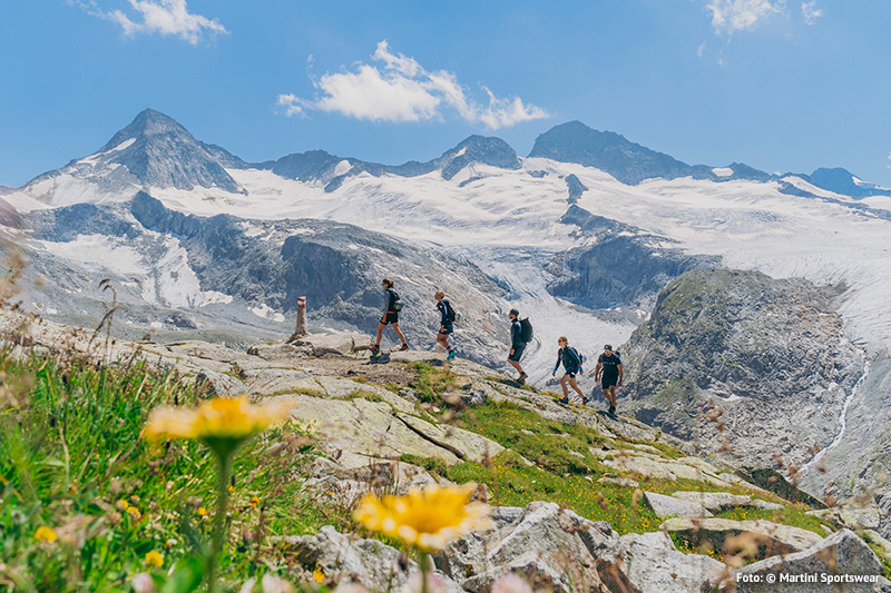 Vom Wanderhotel Gassner startet ihr direkt ins Wandergebiet mit mehr als 17 Gletschern und 25 Dreitausendern