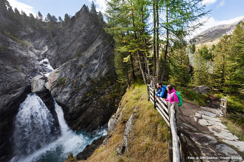 Plima-Schluchtenweg im Martelltal im Wanderparadies Vinschgau
