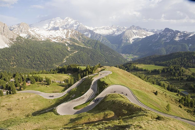 Motorradtouren durch Südtirol und die Dolomiten