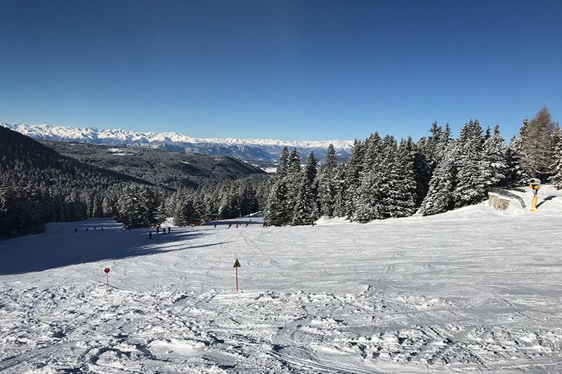Skifahren Ausblick