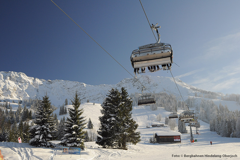 Bergbahn Iselerlift im Skigebiet Bad Hindelang - Oberjoch