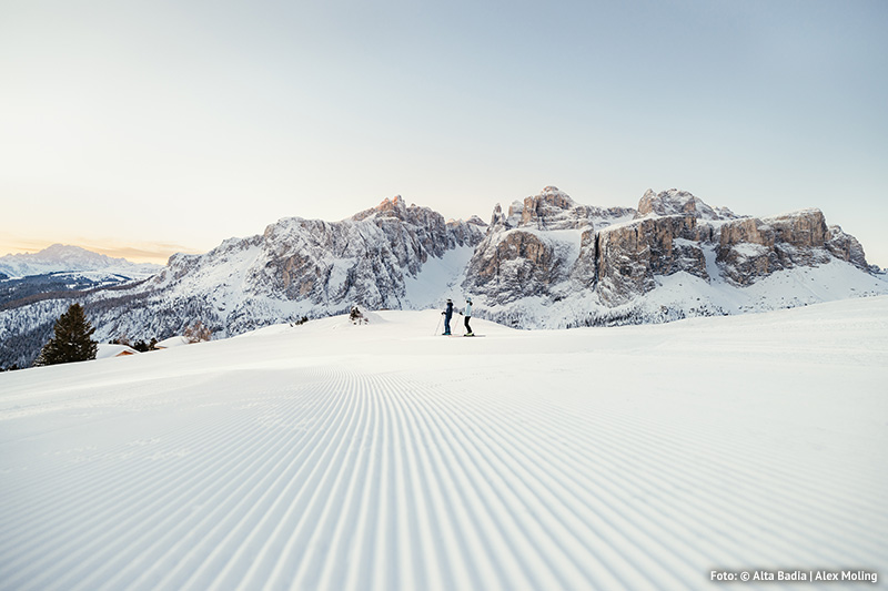 Skigebiet Alta Badia im Herzen des UNESCO-Welterbe Dolomiten