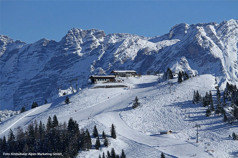 Skigebiet Buchensteinwand in den Kitzbüheler Alpen