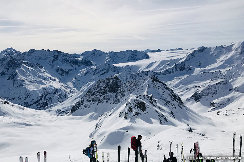 Der Kaunertaler Gletscher ist auch ein top Gebiet für Skitouren