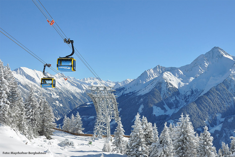 Penkenbahn im Skigebiet Mayrhofen