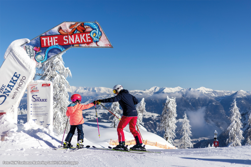 Spaß beim Skifahren garantiert