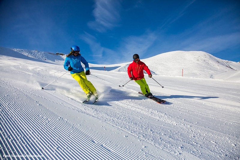 Abfahrtki bei perfekten Pistenverhältnissen in Oberstdorf - Fellhorn/Kanzelwand