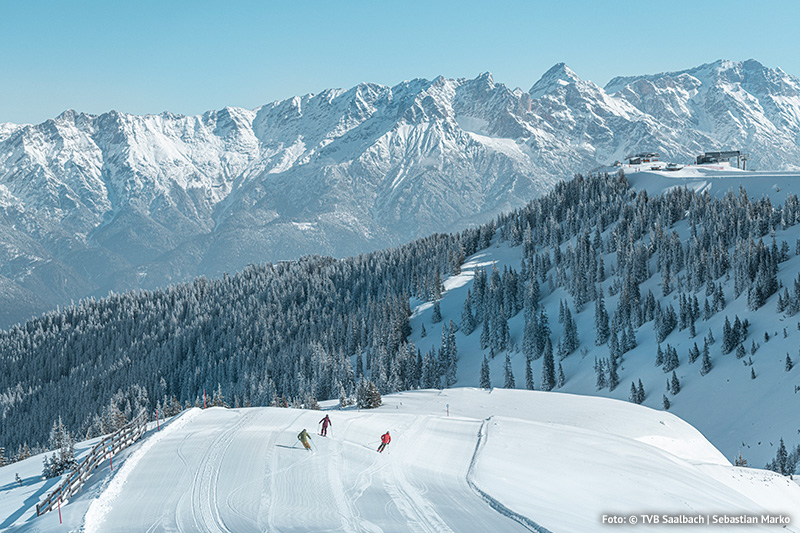 Riesiges Skigebiet für alle Skifahrer, Freerider und Snowboarder