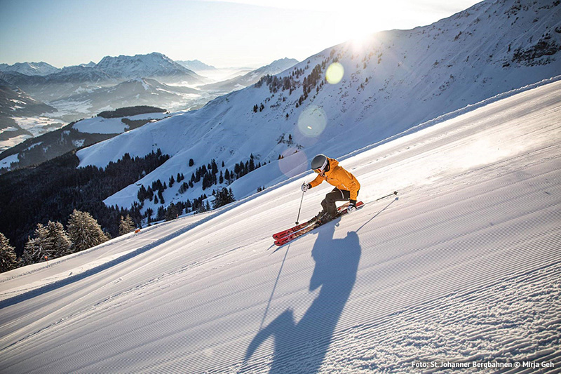 40 Pisten-km erwarten Dich im Skigebiet