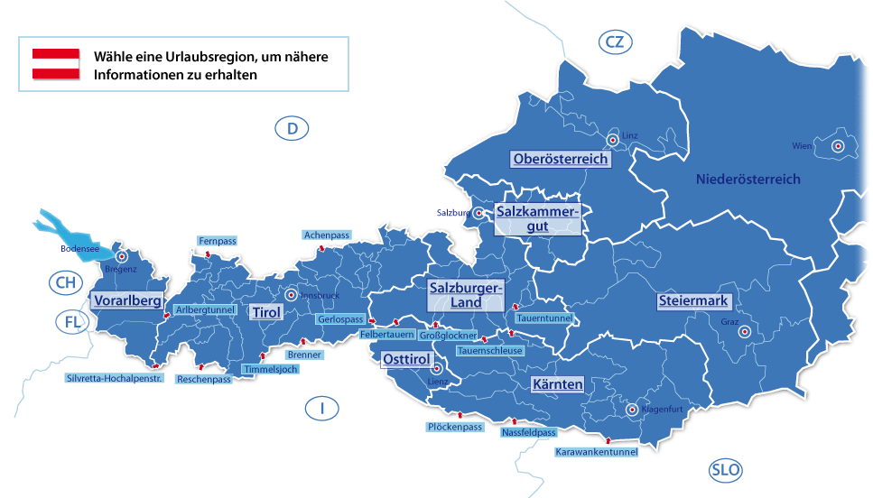 Skigebiete österreich Karte Karte