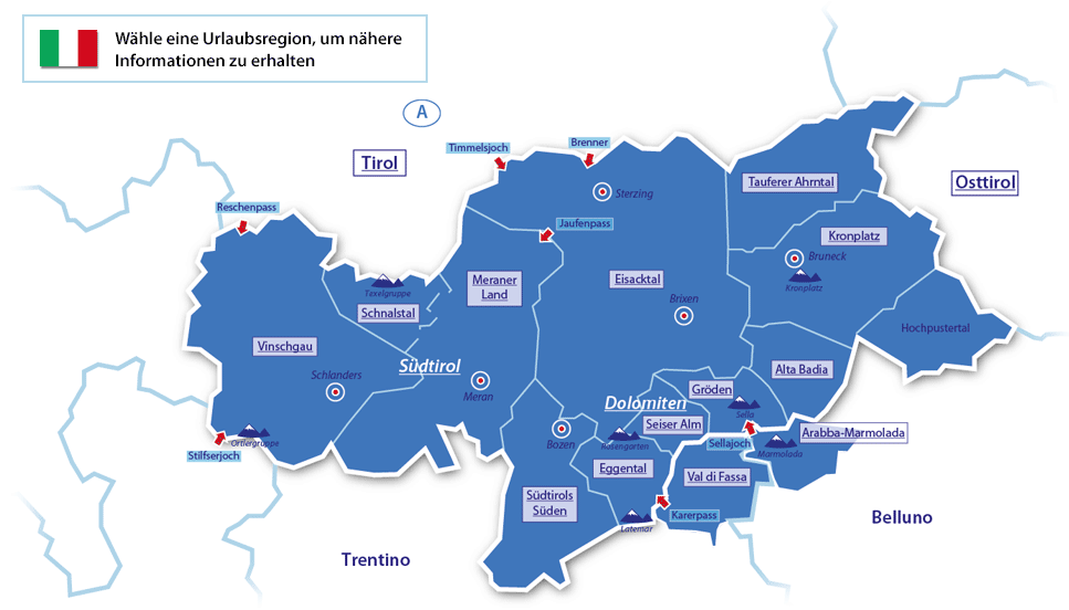 Die schönsten Urlaubsregionen in Italien