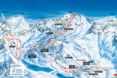 Insgesamt 17 Pisten (Kärntens höchstgelegene FIS-Abfahrt)