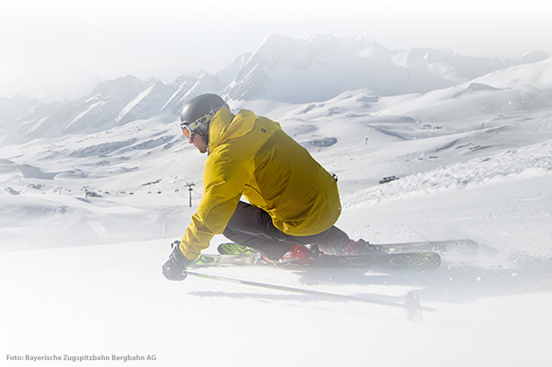 Skifahren im Skigebiet Garmisch-Classic