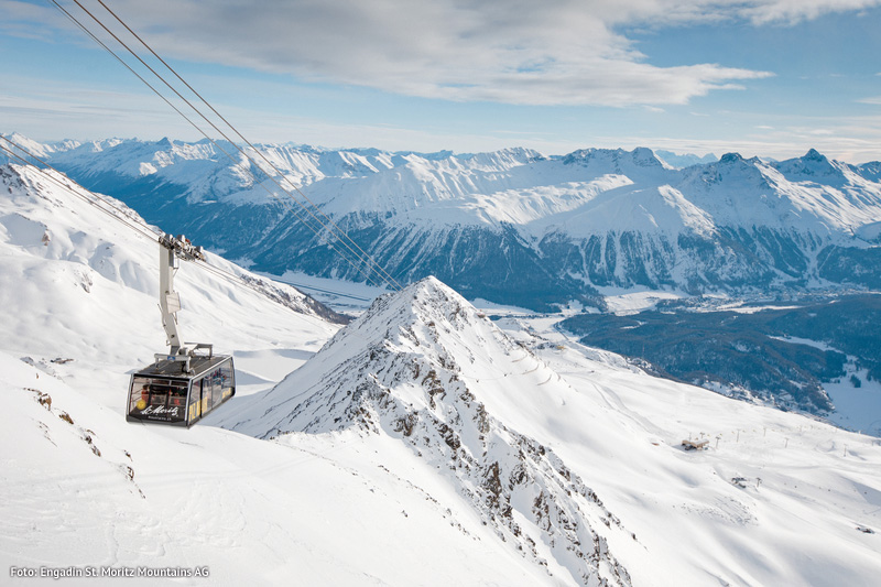 Bergbahn in St. Moritz