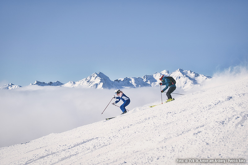 Die Skisaison geht am Arlberg von Dezember bis Ende April
