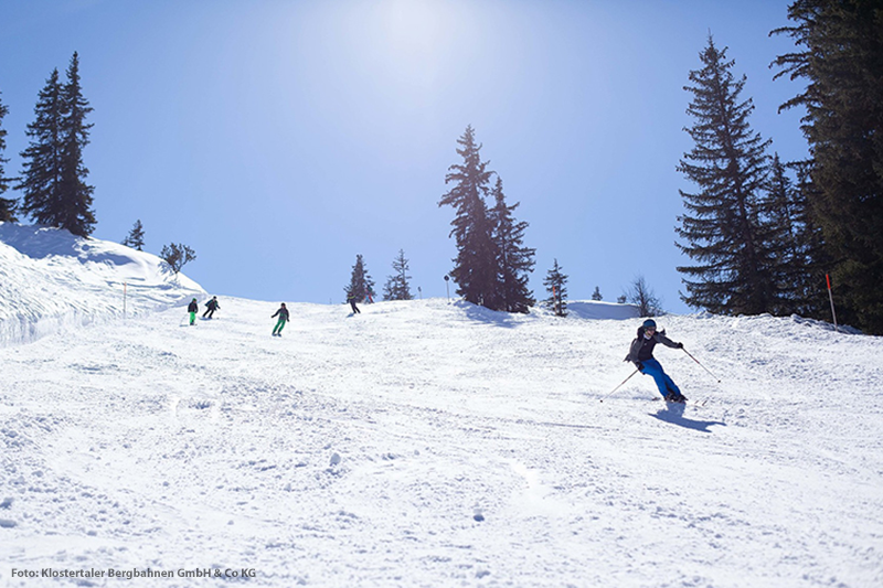 Skifahren im Skigebiet Sonnenkopf