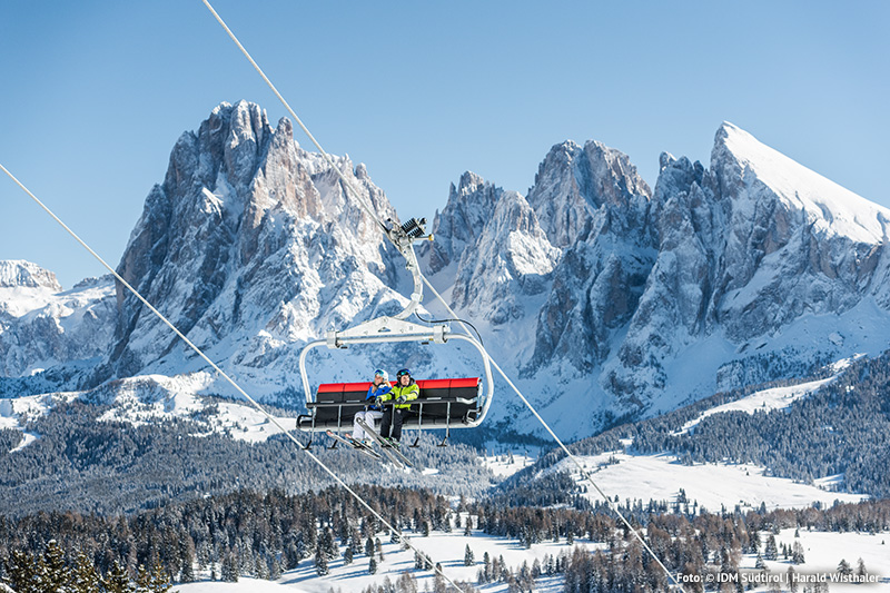 Skiurlaub in der Dolomitenregion Seiser Alm