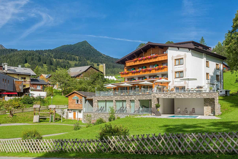 Sommerurlaub im Hotel Burtschahof in Bürserberg