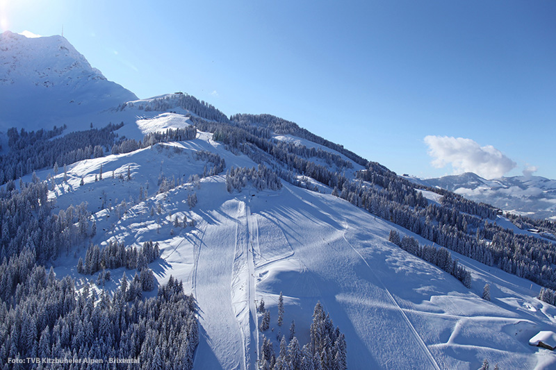 Skigebiet St. Johann - Oberndorf in den Kitzbüheler Alpen in Tirol