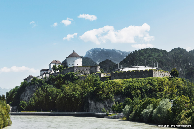 Die Festung Kufstein ist das Wahrzeichen der Stadt