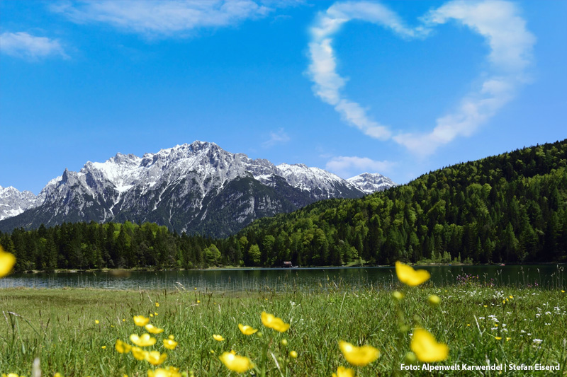 Urlaub mit Herz in der Alpenwelt Karwendel