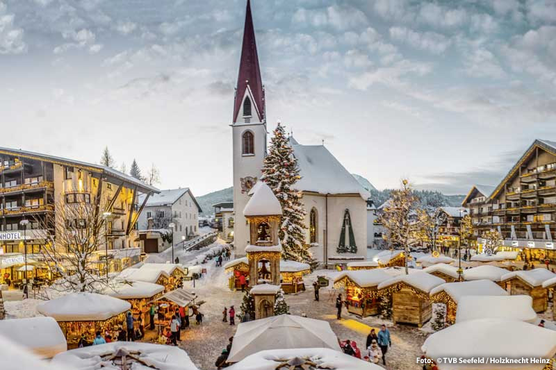 Romantischer Weihnachtsmarkt in Seefeld