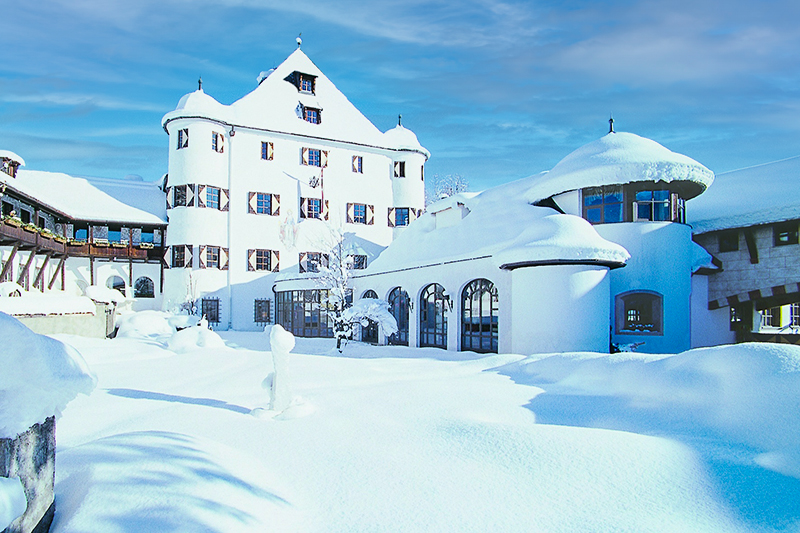Winterurlaub im Schlosshotel Rosenegg in Fieberbrunn