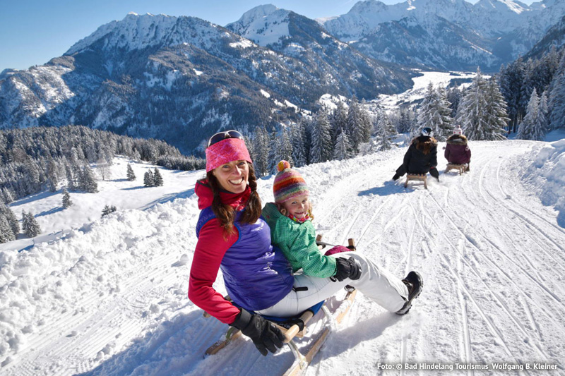 Prämierte Rodelbahn in Bad Hindelang