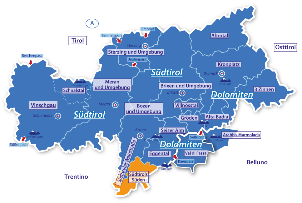 Alpenurlaub Urlaubsregion Südtirols Süden, Südtirol, Italien Alpenurlaub Urlaubsregion Südtirols Süden, Südtirol, Italien