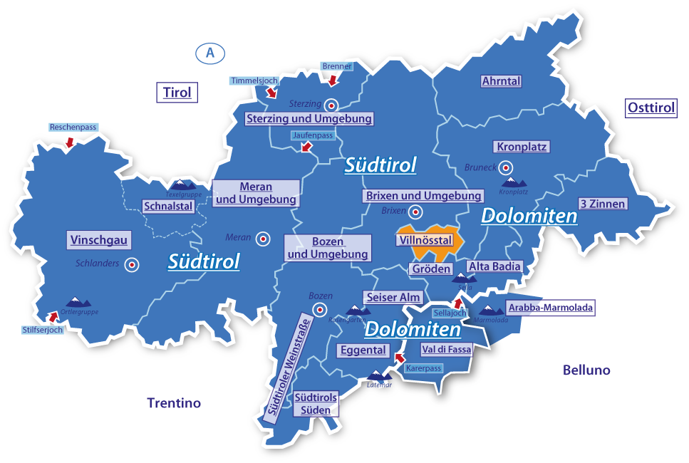 Alpenurlaub Urlaubsregion Villnösstal, Dolomiten, Südtirol, Italien Alpenurlaub Urlaubsregion Villnösstal, Dolomiten, Südtirol, Italien