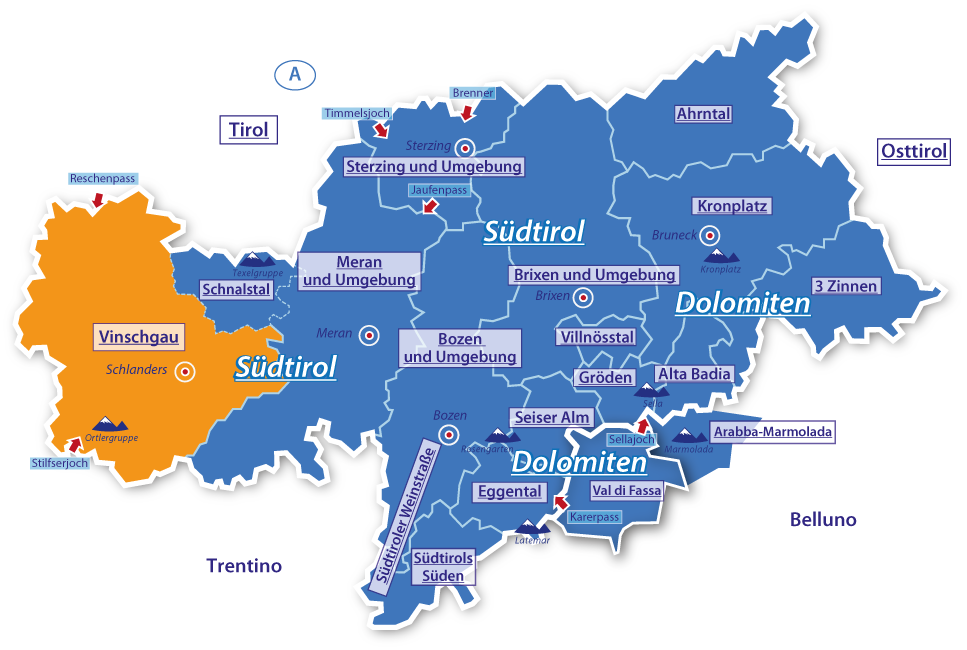 Alpenurlaub Urlaubsregion Vinschgau, Südtirol, Italien Alpenurlaub Urlaubsregion Vinschgau, Südtirol, Italien