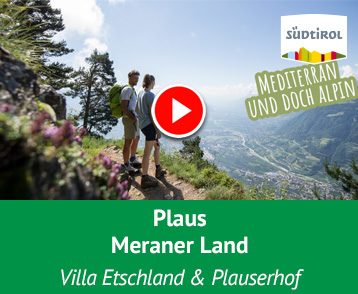 Einzigartige Landschaft, schroffe Gipfel, breite Täler, sonnige Weinberge, mediterran und doch alpin, Brücke zwischen kulturellen Gegensätzen, man spricht deutsch, italienisch und ladinisch, Genuss und Naturverbundenheit, hervorragende Weine und gutes Essen, moderne Zimmer & Suiten.  Wenn Dir das hier in Deinem Urlaub wichtig ist buchst Du im Park Hotel Villa Etschland oder im Plauserhof in Plaus direkt an der Etsch. Mehr Info auf YouTube!